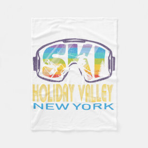 Ski Holiday Valley New York Skiing Vacation Fleecefilt