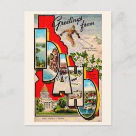 Ski Idaho - Sun Valley Vintage vykort