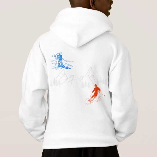 Ski in-ski-ut t shirt (Baksida)
