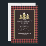 Ski-inbjudan till möhippa inbjudningar<br><div class="desc">En sängkammarparty, helgskidresa, inbjudan med en buffel röd och svart rutig bakgrund och tre gyllene, snötäckta, träd. Kortet är lätt att anpassa med din egen text, teckensnitt, typsnittsfärg, pappersform och val av sex papperssorter. Inte exakt vad du letar efter? Alla våra produkter kan utformas för att passa dina behov utan...</div>