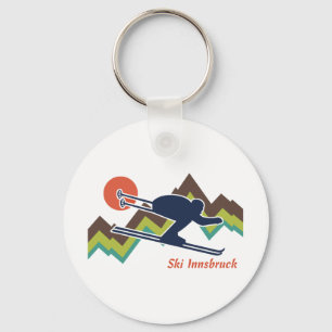 Ski Innsbruck Nyckelring
