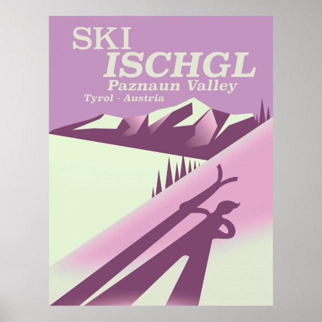 Ski Ischgl,Paznaun Valley Tyrol Poster (Framsidan)