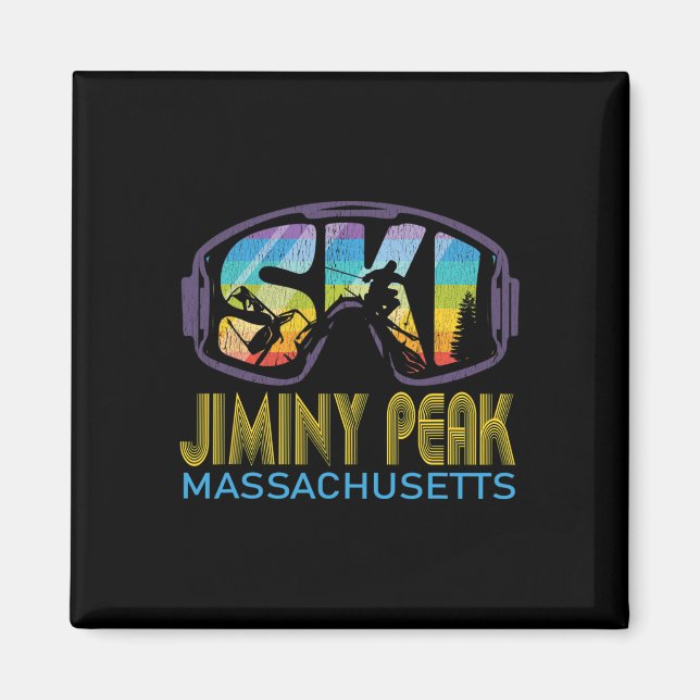 Ski Jiminy Peak Machusetts skidresa  Magnet (Framsidan)