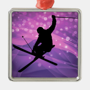 Ski Jump Julgransprydnad Metall