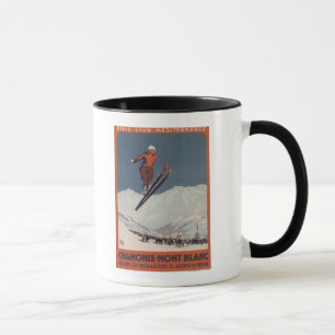 Ski Jump - PLM Olympic Promo Poster Mugg