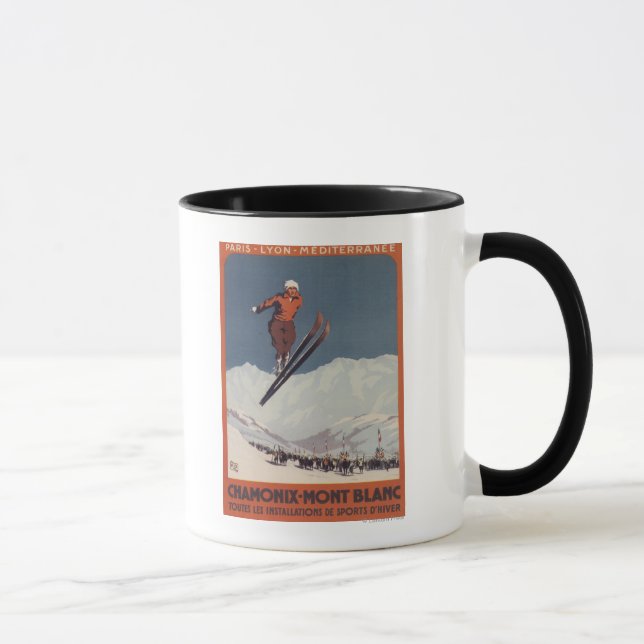 Ski Jump - PLM Olympic Promo Poster Mugg (Höger)