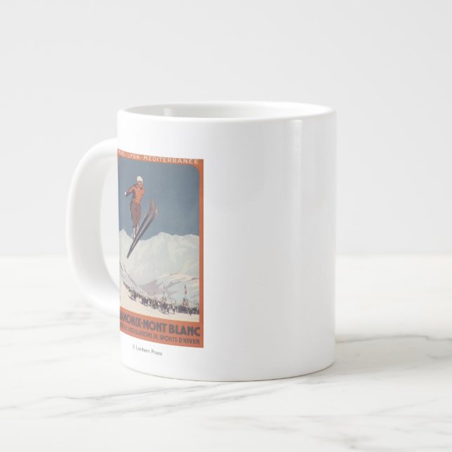 Ski Jump - PLM Olympiska Promo Poster Jumbo Mugg (Framsida vänster)