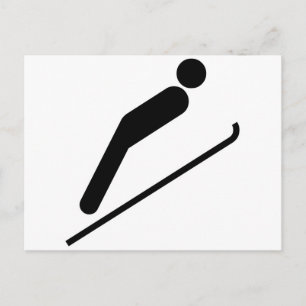 Ski Jump Vykort