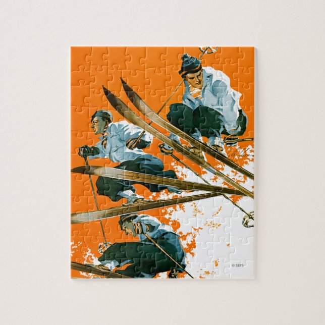 Ski-Jumper av Ski Weld Pussel (Vertikal)