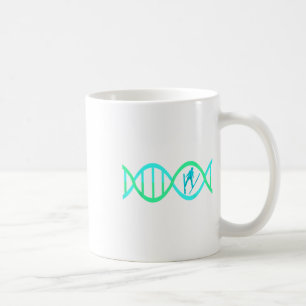 Ski Jumper Dna Ski Jumping Skier Idrottsman Hoppa Kaffemugg