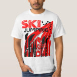 Ski Jumping Winter Sport Snowblade T-Shirt<br><div class="desc">Ski Jumping Winter Sport Snowblade T-Shirt Illustration & Design by Poramit</div>