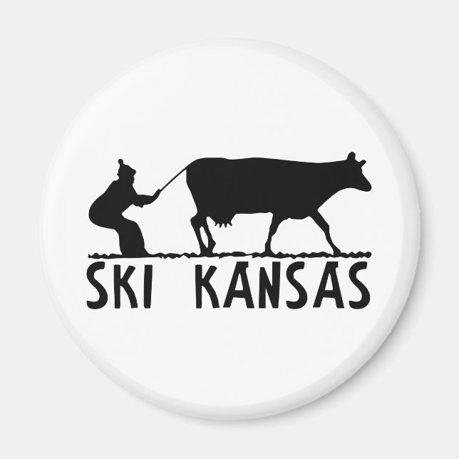 Ski Kansas Magnet (Framsidan)