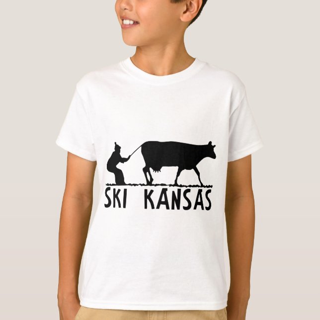 Ski Kansas T-shirt (Framsida)