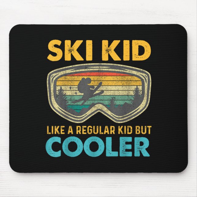 Ski Kid Like A Regular Kid But Cooler Skiing Lover Musmatta (Framsidan)