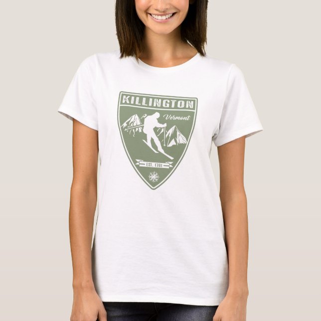 Ski Killington Vermont T Shirt (Framsida)