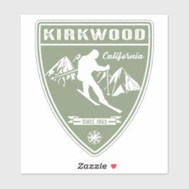 Ski Kirkwood California Klistermärken