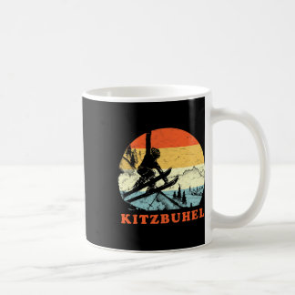Ski Kitzbuhel, Österrike Vintage Snow Skid Semeste Kaffemugg