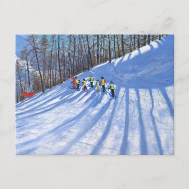 Ski-lektion Tignes Frankrike Vykort (Framsida)