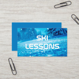 Ski Lessons Visitkort