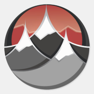 Ski Life - Sticker Runt Klistermärke