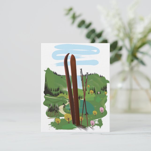 Ski liggande (Stående Fram)