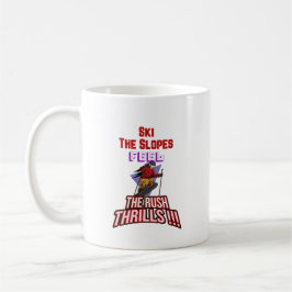 Ski lutningarna kaffemugg