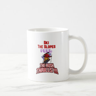 Ski lutningarna kaffemugg