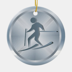 Ski-Märkre/Ornament - SRF Julgransprydnad Keramik