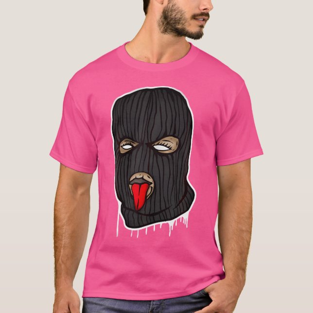 Ski Mask Shirt Shoebox Money Hip hop Retro Money C T Shirt (Framsida)