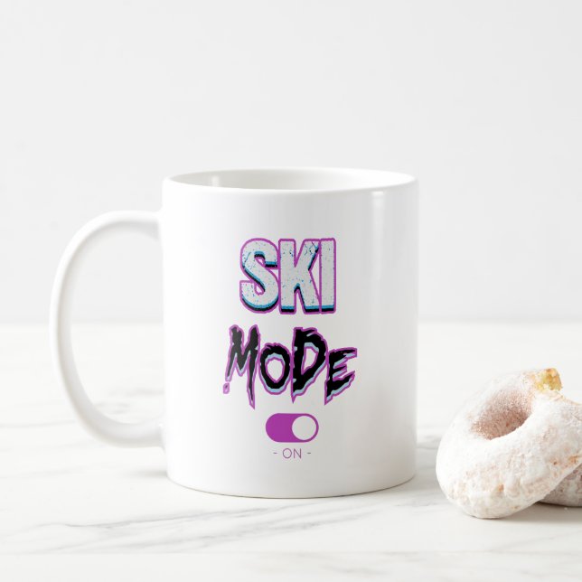 Ski mode-on- kaffemugg (Med munk)