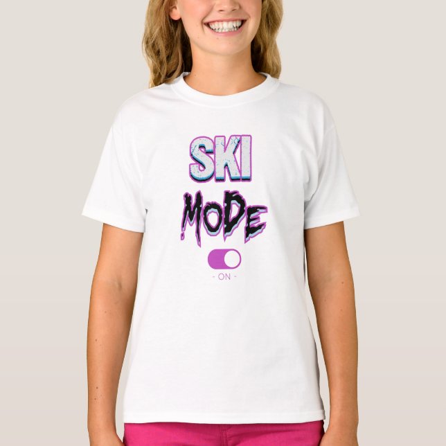 Ski mode-on- t shirt (Framsida)