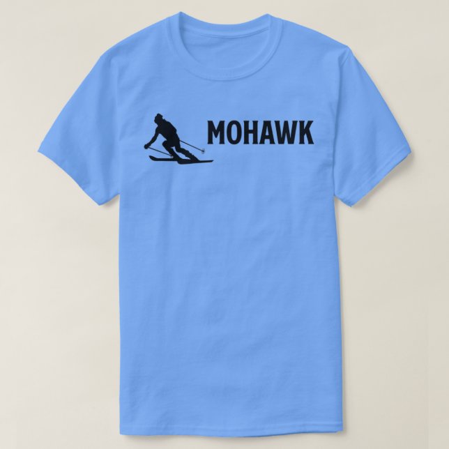 Ski Mohawk Mohawk Mountain Resort CT Skiing T Shirt (Design framsida)