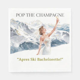 Ski Möhippa Brud på backarna Pappersservett