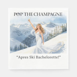 Ski möhippa Helg Brud på backarna Pappersservett