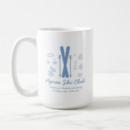 Ski Möhippa Sista skål Blå Möhippa Kaffemugg