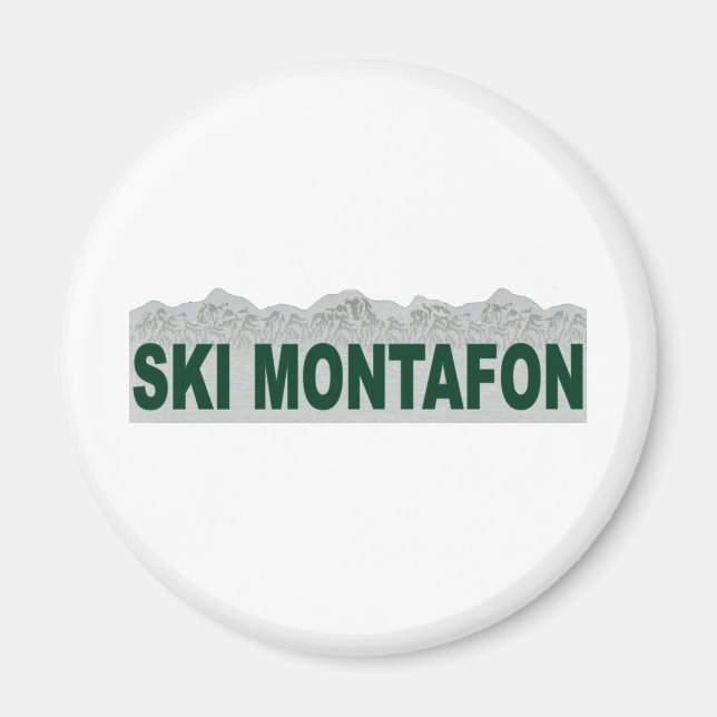 Ski Montafon Magnet (Framsidan)