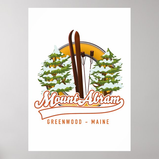 Ski Mount Abram Greenwood Poster (Framsidan)