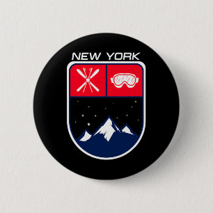 Ski New York Mountain Skiing Trail Skier Goggle Po Knapp
