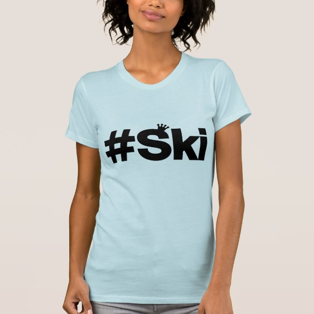 #Ski - nya trådar Tee (Framsida)
