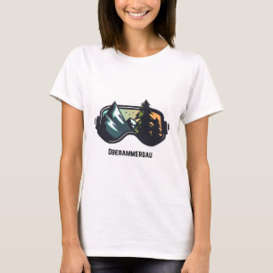 Ski Oberammergau Mountain Skiing till Manar och Wo T Shirt