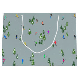 Ski Öppnar jul Skiing Helgdag Skiers Blue