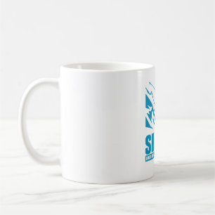 Ski Pappa Coola Funny Gift for Winter Sports Pappo Kaffemugg