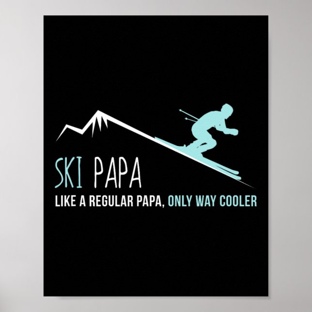 Ski Pappa Poster (Framsidan)