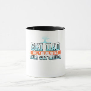 Ski Pappa Skiing Skier Snowboard Winter Sports Mugg