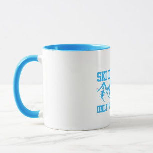 Ski Pappa som en vanlig Pappa Cooler Mugg