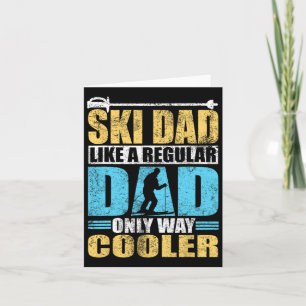 Ski Pappa som ett leksaksliknande schysst bara för Kort