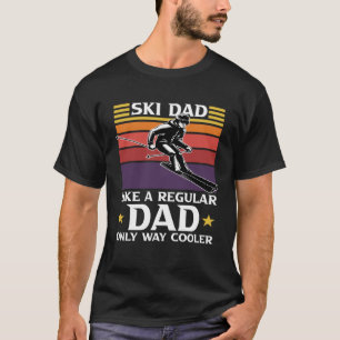 Ski Pappa som ett reguljärt Pappa endast som kylar T Shirt