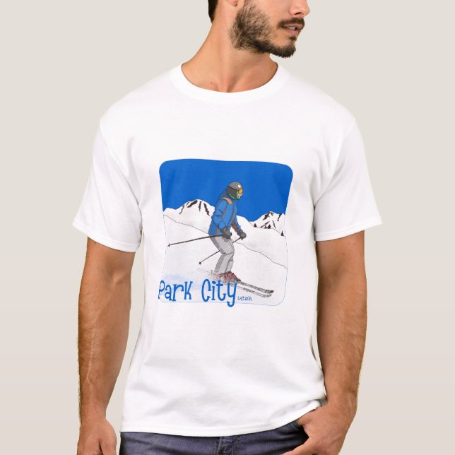 Ski Park City, Utah T Shirt (Framsida)