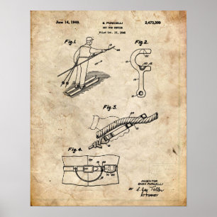 Ski Patent Poster