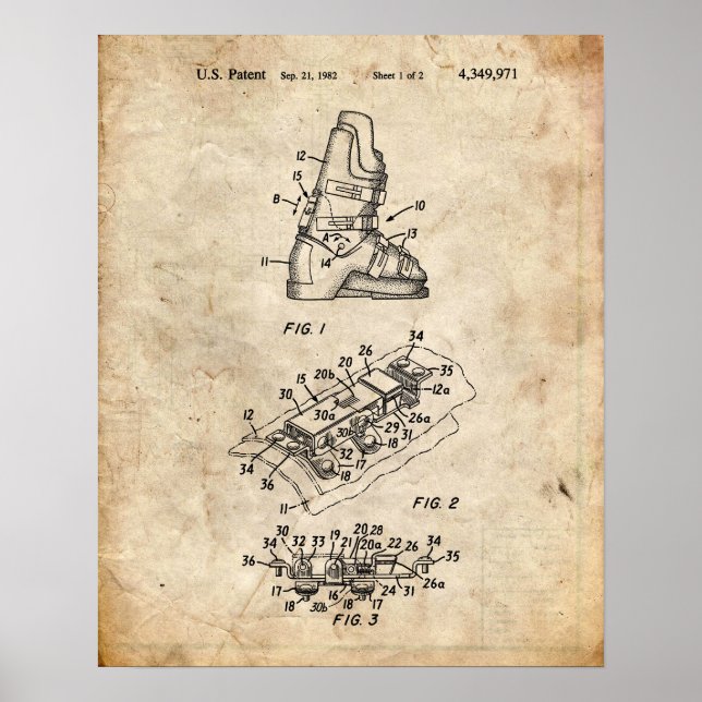 Ski Patent Poster (Framsidan)